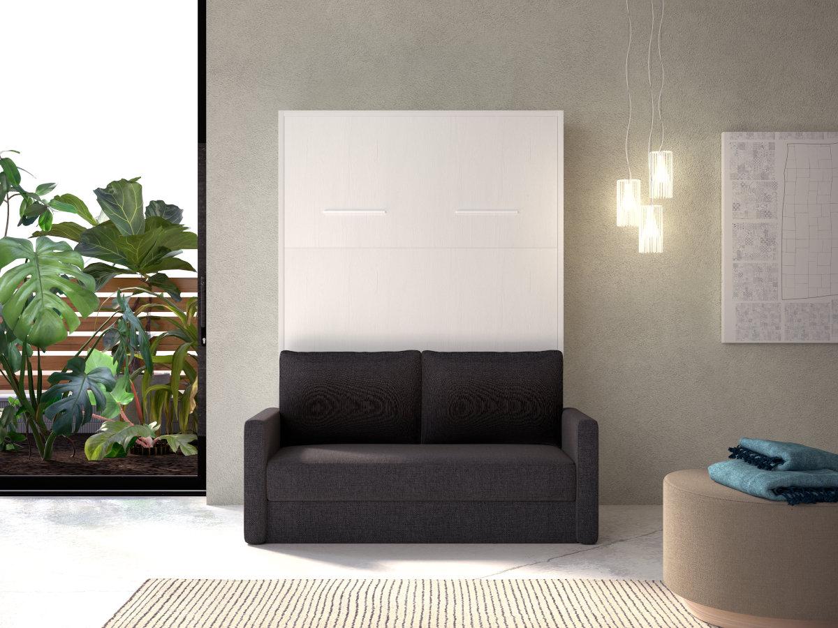 BASIC - Cama Abatible Basic Vertical con Sofá