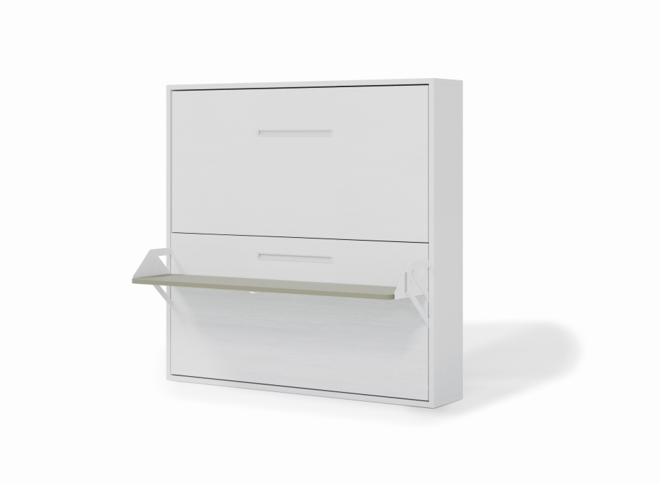 SPACE - Cama Litera Abatible con Mesa de Estudio y Fondo de 40