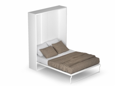 Miniatura 2 del producto BASIC - Cama Abatible Basic Vertical con Estantes y Armario