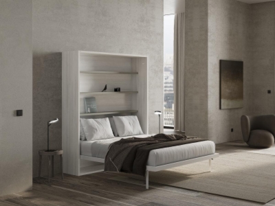 Miniatura 1 del producto SINCRO - Cama Abatible Sincro Vertical con Estantes Interiores