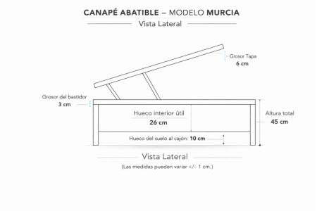 Miniatura 2 del producto Canapé Modelo MURCIA